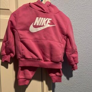 Nike Kids Pink Hoodie Set